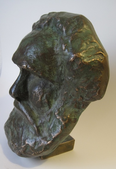 Karl Marx Bronze Skulptur Unikat