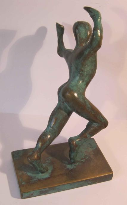 Bronzeskulptur "Gewonnen" -limitierte Auflage-