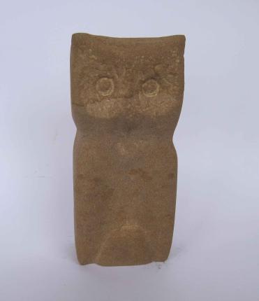 Eule Figur Sandstein -UNIKAT-