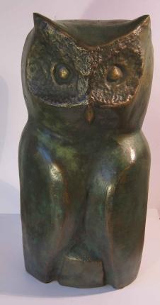 Figur Eule Bronze -limitierte Auflage-